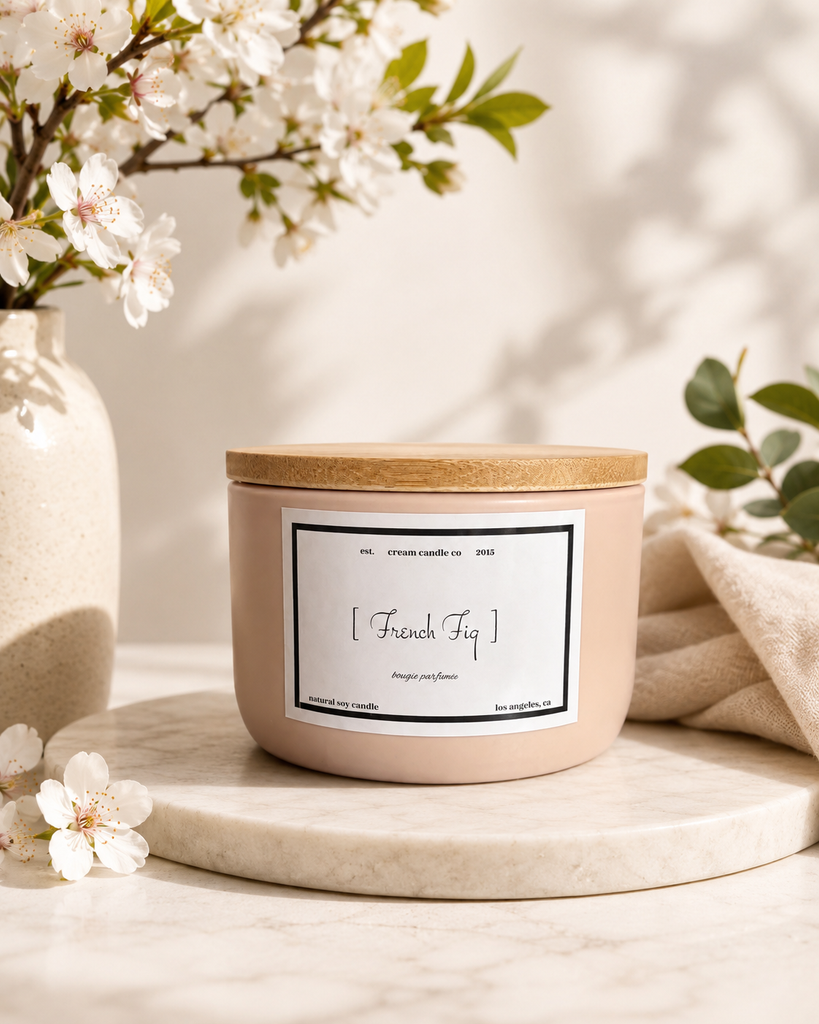 Blush Pink Soy Candle - 15 oz