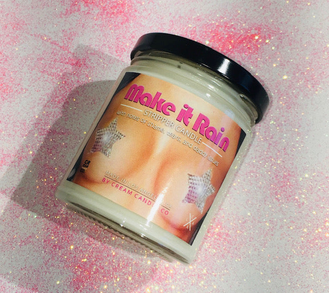 Make it Rain- Stripper Candle- Small