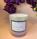 Pink Pearl Jar Soy Candle 18oz - Wood Wick