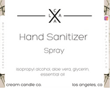 Very Vanilla- Hand Sanitizer Spray