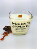 MAKER'S MARK whiskey candle- Chrome Scented